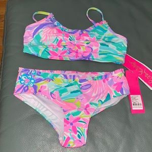 Girls lily swimsuits size 8 - NWT